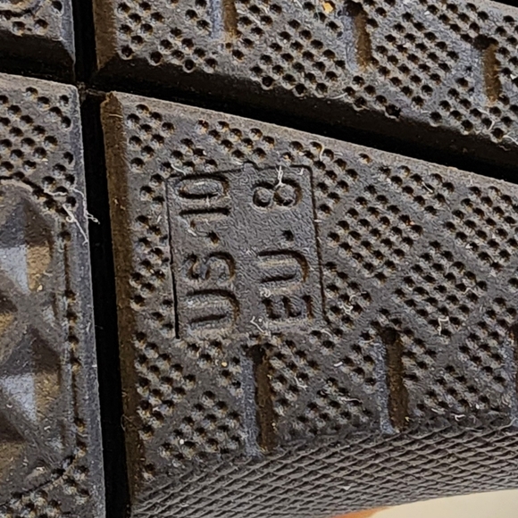 WOMEN'S Caramel Leather Upper Flat Cushioned Thong Sandals size 10 - Picture 9 of 14